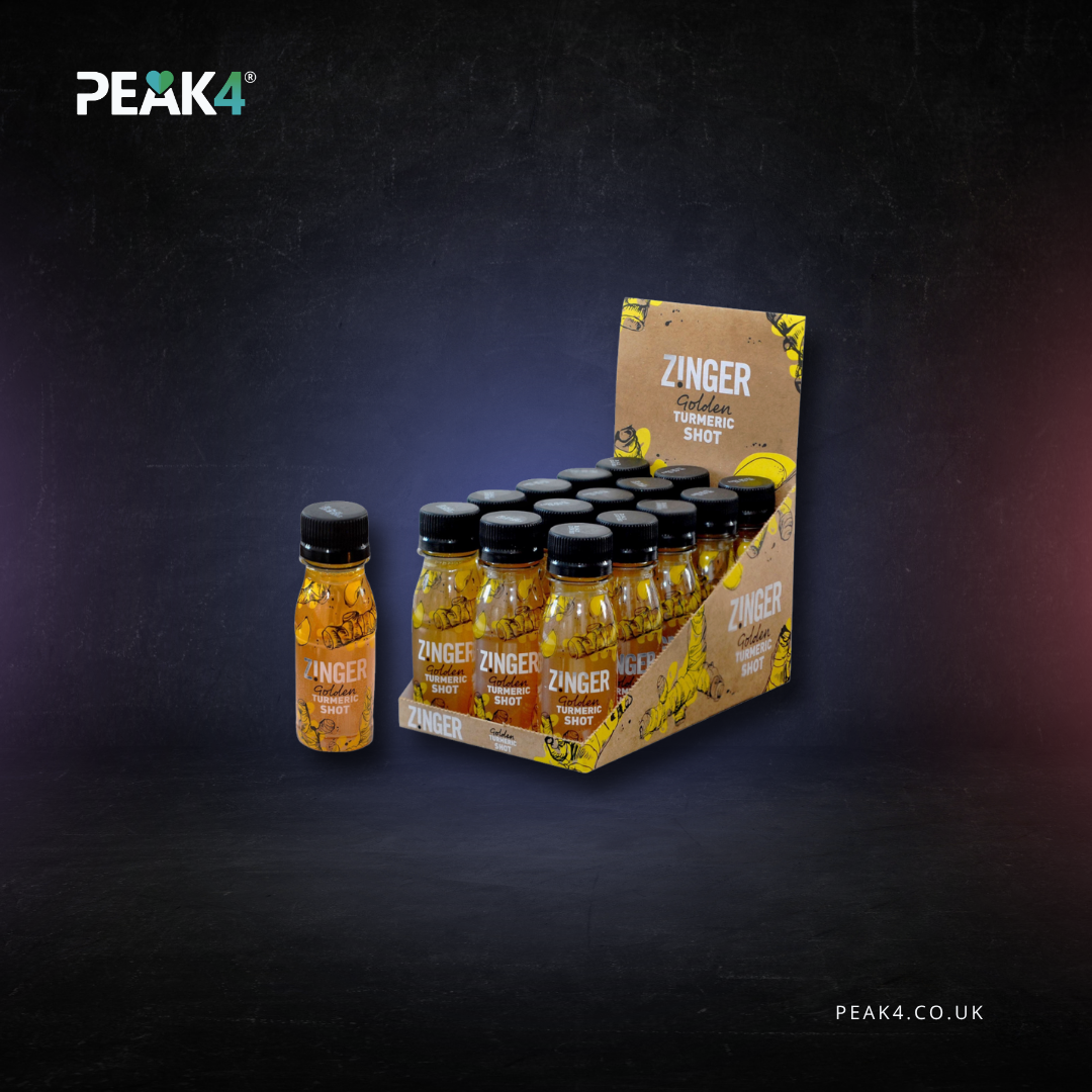 Zinger Shots (15 x 70ml Shots) - PEAK4 infographic 1 of 4