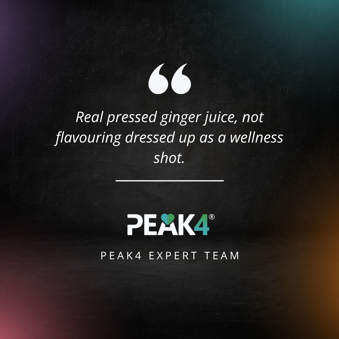Zinger Shots (15 x 70ml Shots) - PEAK4 infographic 3 of 4